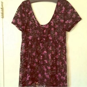 Torrid brand floral babydoll shirt size medium see size chart